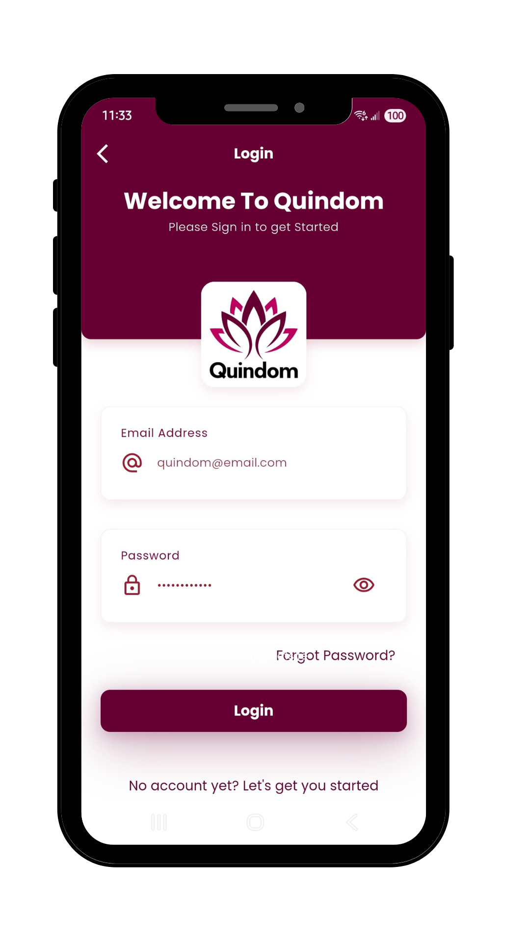 Booking Screen